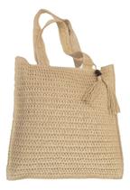 Bolsa Feminina De Palha Sintética Sofisticada Elegante Verão Bolsa Feminina De Palha Sintética Sofisticada Elegante Verão