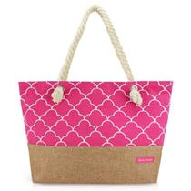 Bolsa Feminina de Praia Jacki Design Pink