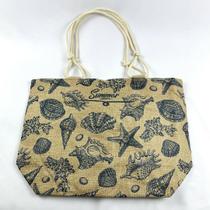 Bolsa Feminina De Praia Sacola Grande Com Forro Fundo Do Mar Oceano