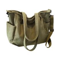 Bolsa Feminina De Veludo Cotelê, Bolsa Crossbody Com Vários Bolsos, Alça Ajustável, Bolsa De Ombro Bolsa Feminina De Veludo Cotelê, Bolsa Crossbody Com Vários Bolsos, Alça Ajustável, Bolsa De Ombro