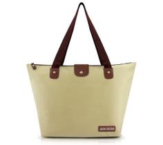 Bolsa Feminina Dobrável Lisa Essencial 3 Jacki Design - Bege Bolsa Feminina Dobrável Lisa Essencial 3 Jacki Design - Bege