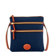 Bolsa feminina Dooney & Bourke North South com zíper triplo azul marinho Bolsa feminina Dooney & Bourke North South com zíper triplo azul marinho