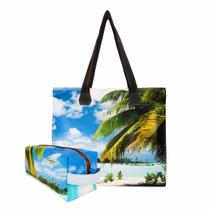 Bolsa Feminina e Necessaire Coqueiro, Magicc Bolsas