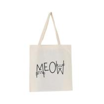 Bolsa Feminina Ecobag 100% algodão Estampa MEOW