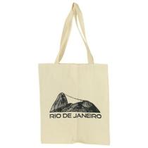 Bolsa Feminina Ecobag 100% algodão Estampa PÃO DE AÇUCAR