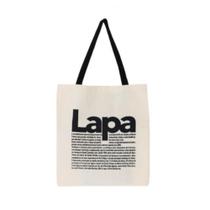 Bolsa Feminina Ecobag 100% algodão LAPA (Alça preta) Bolsa Feminina Ecobag 100% algodão LAPA (Alça preta)