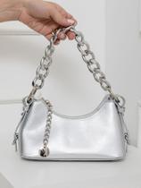 Bolsa Feminina Elegante Casual-chic Transversal Detalhes Aço