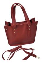 Bolsa Feminina Elegante De material sintético Ombro Transversal