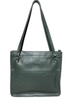 Bolsa Feminina Elegante De Ombro Couro Legitimo Fechamento Em Ziper