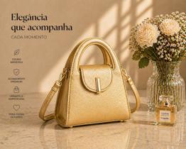 Bolsa Feminina Elegante Estruturada Alça Dupla Luxo Compacta Dia a Dia Bolsa Feminina Elegante Estruturada Alça Dupla Luxo Compacta Dia a Dia