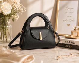 Bolsa Feminina Elegante Estruturada Alça Dupla Luxo Compacta Dia a Dia Bolsa Feminina Elegante Estruturada Alça Dupla Luxo Compacta Dia a Dia