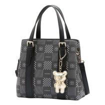 Bolsa Feminina Elegante Funcional Chaveiro Ursinho Chenson