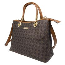 Bolsa Feminina Elemento Gráfico Ajustável Resistente Chenson Bolsa Feminina Elemento Gráfico Ajustável Resistente Chenson