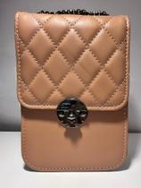 Bolsa feminina em couro bege Bolsa feminina em couro bege