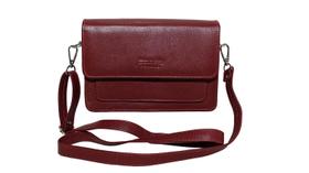 Bolsa Feminina Em Couro Legitimo Casual Versátil Media Alça Festas