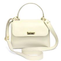 Bolsa Feminina em Couro Legitimo Pequena Alça de Mão e Transversal Off White Road Seven Bolsa Feminina em Couro Legitimo Pequena Alça de Mão e Transversal Off White Road Seven