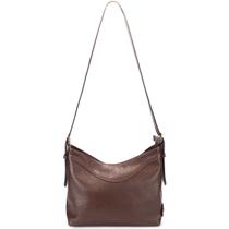 Bolsa Feminina em Couro Legitimo Sacola Média Alça Ombro e Transversal Metal Dourado Road Seven Bolsa Feminina em Couro Legitimo Sacola Média Alça Ombro e Transversal Metal Dourado Road Seven