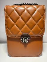 Bolsa feminina em couro marron Bolsa feminina em couro marron