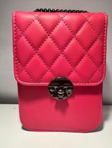 Bolsa feminina em couro rose Bolsa feminina em couro rose