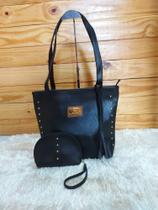 Bolsa feminina em material sintético