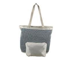 Bolsa Feminina Emborrachada Creme com Necessaire Praia Verão Piscina Clube Alça Bolsa Feminina Emborrachada Creme com Necessaire Praia Verão Piscina Clube Alça