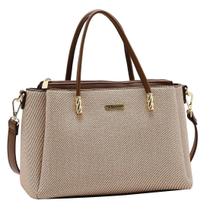 Bolsa Feminina Espaçosa Mão Clássico Chic Elegante Chenson Bolsa Feminina Espaçosa Mão Clássico Chic Elegante Chenson
