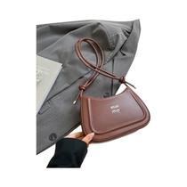 Bolsa Feminina Estilo Coreano Em Forma De Meia-Lua Multifuncional, Bolsa De Ombro E Transversal