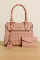 Bolsa Feminina Estruturada com Alça de Mão e Transversal Média Elegante, Versátil Ideal para o Dia a Dia com Muito Estilo