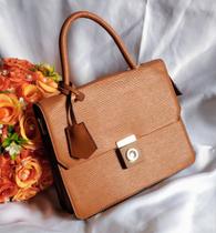 Bolsa Feminina Executiva Premium Golden Fênix Marrom