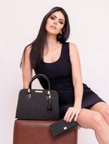 Bolsa Feminina Executiva Tote Pasta De Ombro e Transversal + Carteira Feminina Bolsa Feminina Executiva Tote Pasta De Ombro e Transversal + Carteira Feminina