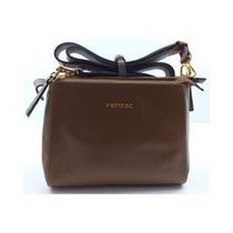 Bolsa Feminina Fenzzo 100% Couro Casual Luxo 25x20cm 2069 Bolsa Feminina Fenzzo 100% Couro Casual Luxo 25x20cm 2069