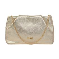 Bolsa Feminina Festa Classe Couro Alça Corrente Crossbody Bolsa Feminina Festa Classe Couro Alça Corrente Crossbody