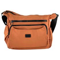 Bolsa Feminina Focus Transversal Grande Com Vários Bolsos