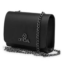 Bolsa Feminina Fosca Alça Corrente Clutch Ombro Transversal Balada