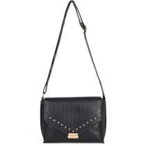 Bolsa Feminina GASH Couro 24X7,5X17CM Preto - Luxcel