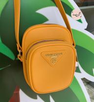 Bolsa feminina Giulia Bardô transversal com dois bolso com zíper material resistente à água