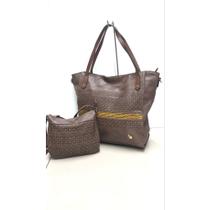 Bolsa feminina golden fênix estilosa kit 2 pçs