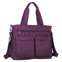 Bolsa Feminina Grande Alça Transversal Moderna Faculdade Academia