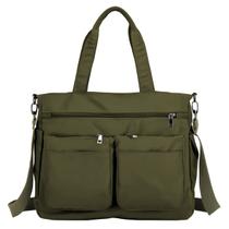 Bolsa Feminina Grande Alça Transversal Moderna Faculdade Academia