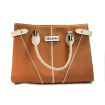 Bolsa Feminina Grande com Divisórias Tote Talassa Tressê Transversal Moderna