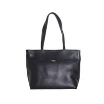 Bolsa Feminina Grande Dayane Magalhães Couro Preta Bolsa Feminina Grande Dayane Magalhães Couro Preta