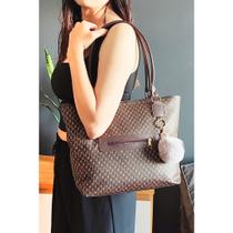 Bolsa Feminina Grande De Ombro De Lado para Faculdade Trabalho Passeio