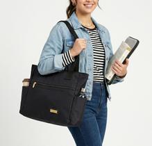 Bolsa Feminina Grande de Ombro Pasta Universitaria Notebook Curso Faculdade