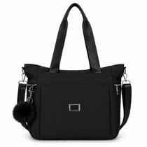 Bolsa Feminina Grande Estilo Sacola Alça Transversal Bolso Lateral Repartições Chaveiro Bolsa Feminina Grande Estilo Sacola Alça Transversal Bolso Lateral Repartições Chaveiro