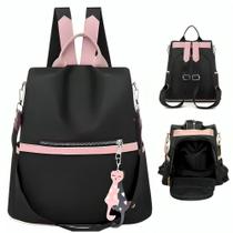 Bolsa Feminina Grande Mochila Antfurto Impermeável Reforçada