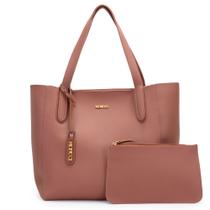 Bolsa feminina grande para trabalho faculdade cabe notebook com ziper Moncci