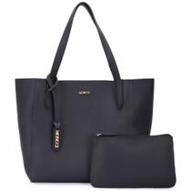 Bolsa feminina grande para trabalho faculdade cabe notebook com ziper Moncci