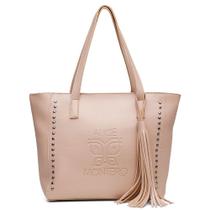 Bolsa Feminina Grande Sacola Ombro Feminina Prática Casual Detalhes em Ilhós