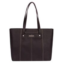 Bolsa Feminina Grande Shopping Bag Com Costura - Preta - WJ - WJ Acessórios