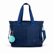 Bolsa Feminina Grande Tote Nylon Impermeável Ombro Transversal Multi Bolsos Dia a Dia Trabalho